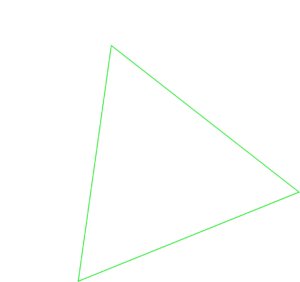Dreieck Kontur
