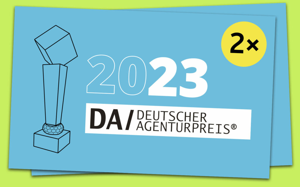 Doppelsieger des Deutschen Agenturpreis 2023