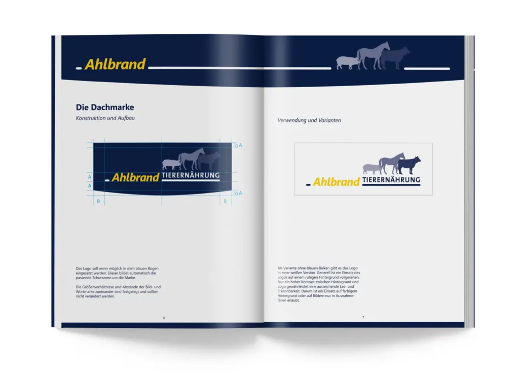 Ahlbrand Corporate Design Manual Mockup